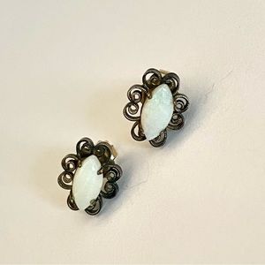 1/20 12k GF Opal Stud Earrings